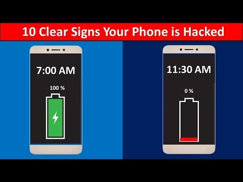 10 Clear Signs your phone was Hacked ! Hindi