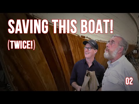 COLD-MOLDING A WOOD BOAT!! Restoring a 1929 Elco 50 Boat - TWICE!!