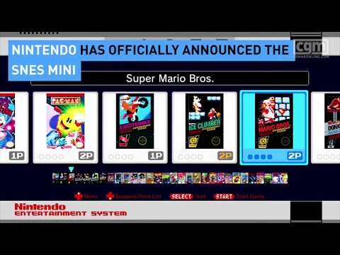 SNES MINI CLASSIC ANNOUNCED | CGMinutes