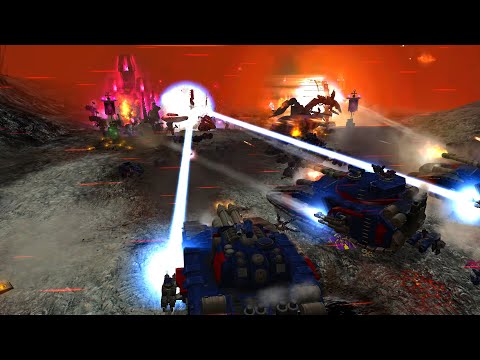 Unification Mod 2021: Crimson Fists vs Orks vs World Eaters vs Emperor's Children vs Tyranids! - DOW