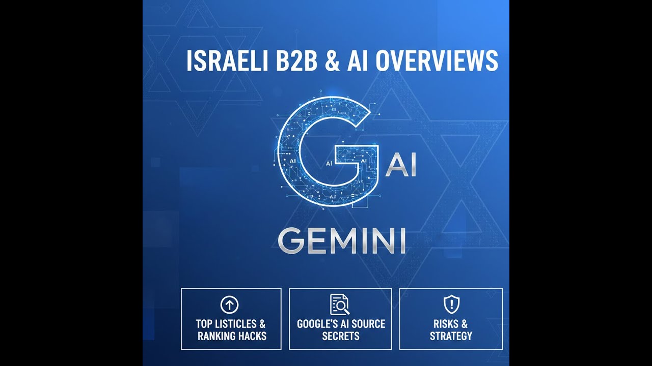 Israel B2B SEO: How SaaS Companies Get Into Google AI Overviews (Gemini Strategy)
