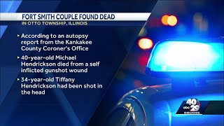 Fort Smith couple dies by murder-suicide in Illinois, according to coroner's office