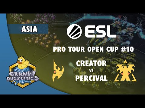 Creator vs Percival - PvT | ESL Open Cup #10 Asia | Weekly StarCraft 2 Tournament