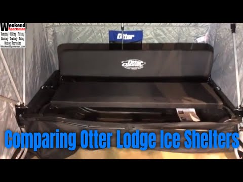 Comparing Otter XT Lodge X-over and XT Pro Lodge x-Over Ice Fishing Shelter