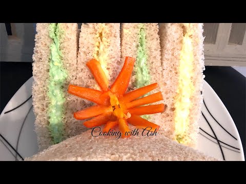 Guyanese Egg and Cheese Paste Sandwich