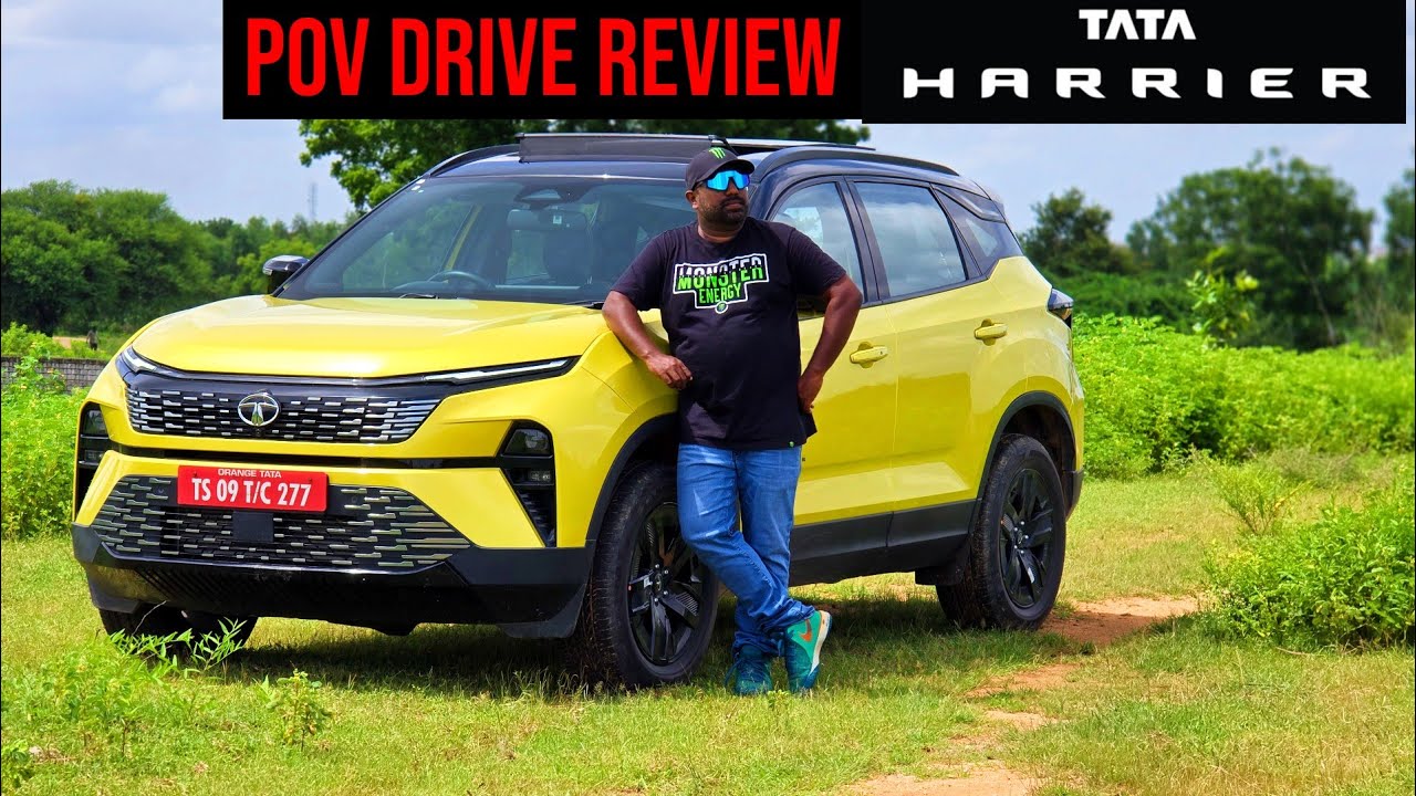 2024 Tata Harrier First Drive Review POV | Kryotec 170 Diesel Automatic | 170 BHP 350 Nm