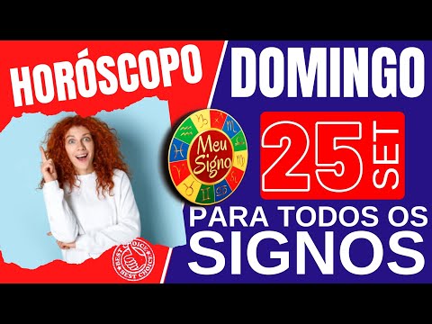 #meusigno HOROSCOPO DO DIA HOJE ☯️ DOMINGO 25 DE SETEMBRO DE 2022 l PREVISÕES PARA TODOS OS SIGNOS