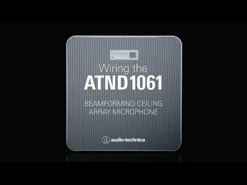 Dia 14–Audio-Technica ATND1061DAN Beamforming Array Microphone  with dante  (video)