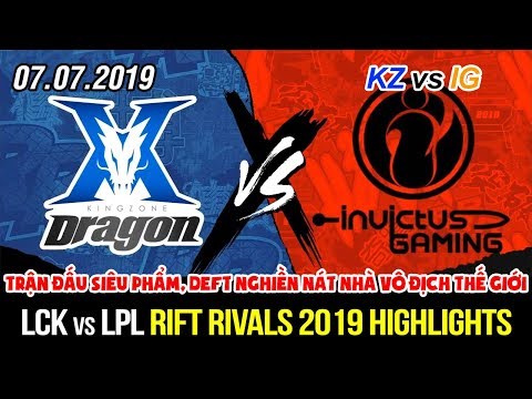 [RR 2019] KZ vs IG Highlights | Khán đài rúng động Deft tỏa sáng nghiền nát nhà vô địch thế giới