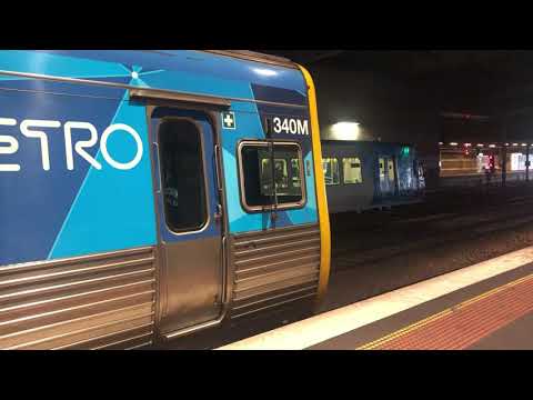 Comeng Train Leaving Southern Cross Station