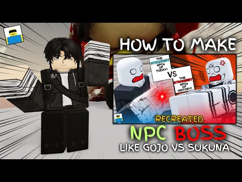 HOW TO MAKE NPC BOSSES IN JJS | Jujutsu Shenanigans Roblox