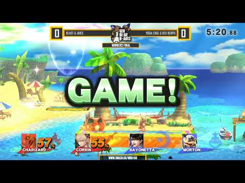 Ultra WBB #150 | Beast & Juice vs Yoda Cage & red berpo - Winners Final - Super Smash Bros. for Wii