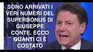 SONO ARRIVATI I VERI NUMERI DEL SUPERBONUS DI GIUSEPPE CONTE. ECCO QUANTI CI È COSTATO