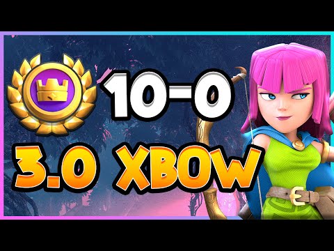 *CLEAN* 10-0 Royal Tournament With 3.0 Xbow Cycle 🏹 — Clash Royale
