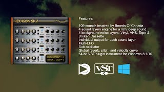 Video thumbnail for Hexagon Sky 64-bit VST plugin instrument for Windows by SampleScience