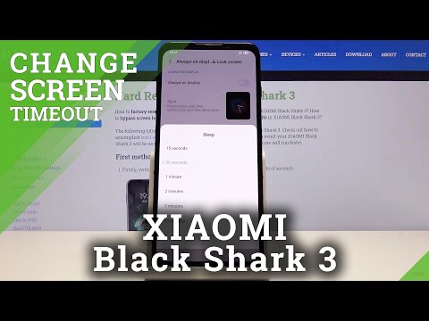 Screen Timeout in XIAOMI Black Shark 3 – Screen Blackout