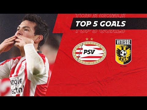 Ronaldo 🇧🇷, Lozano 🇲🇽, Koevermans 🇳🇱, Mertens 🇧🇪, Robben 🇳🇱 | TOP 5 GOALS #PSVVIT