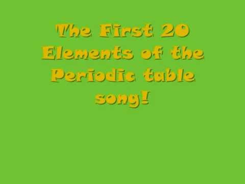 Periodic Table Song (First 20 Elements)