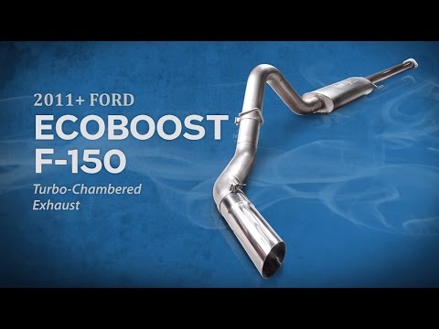 2011-14 Ford F-150 EcoBoost Exhaust - Stainless Works Turbo Chambered Catback