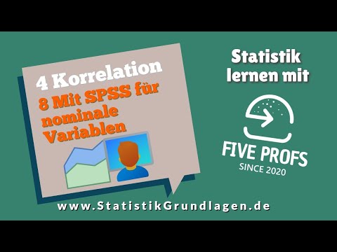 4.8 Korrelation | Mit SPSS Korrelation für Nominaldaten berechnen