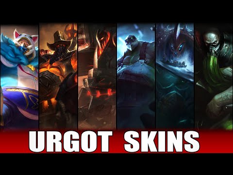 URGOT SKINS 2022 | All Urgot Skins Including Pajama Guardian Cosplay Urgot