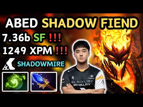 🔥 7.36b ABED SHADOW FIEND Midlane Highlights 1009 XPM 🔥 EZ For ABED - Dota 2