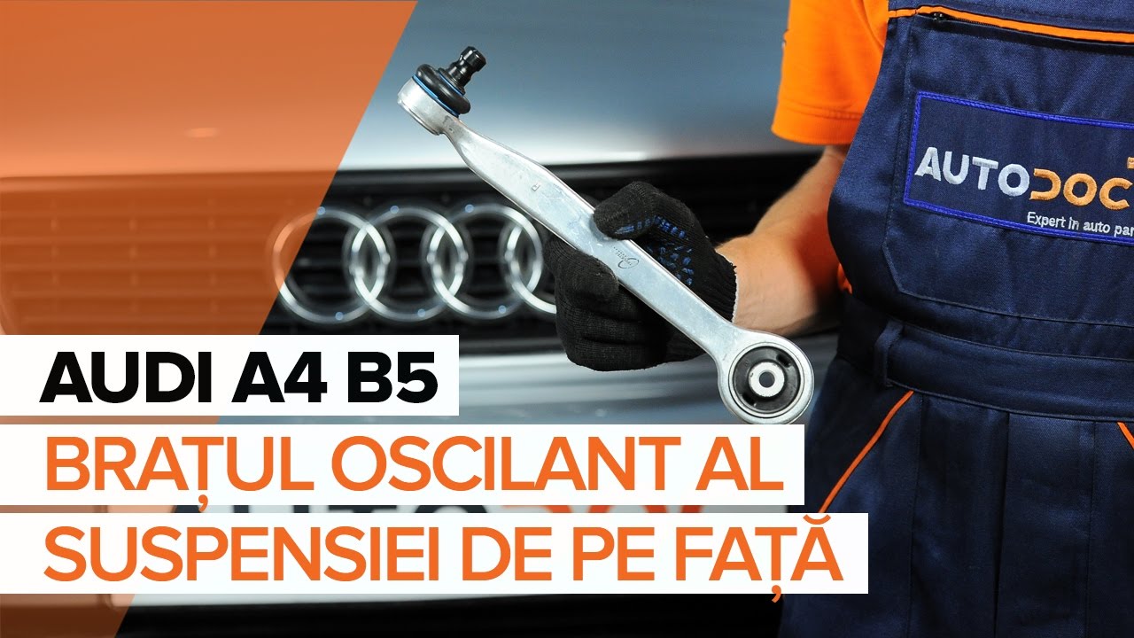 Cum să schimbați: brațul superior din față la Audi A4 B5 Avant | Ghid de înlocuire