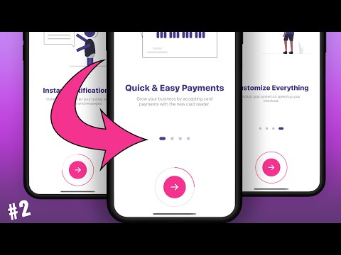 Onboarding tutorial for React Native - Fluid Indicator #2
