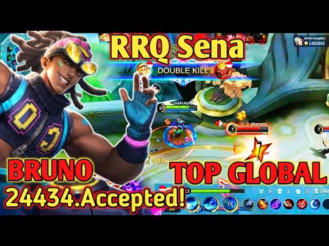 RRQ SENA BRUNO TOP GLOBAL - GAMEPLAY by 24434.accepted! | MOBILE LEGENDS
