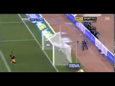 Real Sociedad counter attack vs Valencia 28/5/12