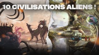 10 Civilisations Extraterrestres Étranges en 19 Minutes !