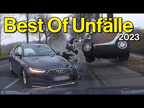 Best Of Unfälle 2023 - Schwerer Unfall, Totalschaden und dreiste Fahrerflucht | Dashcam Deutschland