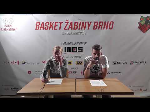TK Žabiny Brno -  BLK Slavia Praha, 10.11.2018