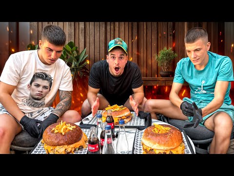 AKO POJEDEMO NAJVECI BURGER NE PLACAMO NISTA! *uspeli?*