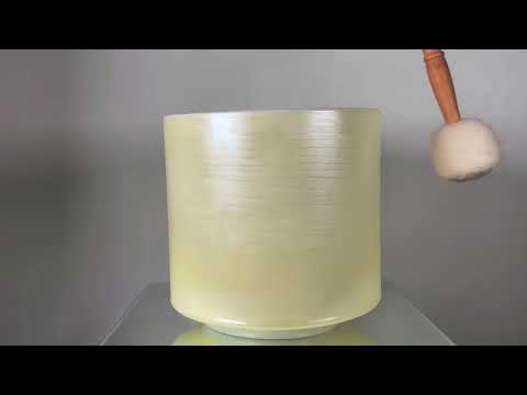 Lemon Angel Gold Alchemy™ Crystal Tones® Quartz Singing Bowl 8" D#-45