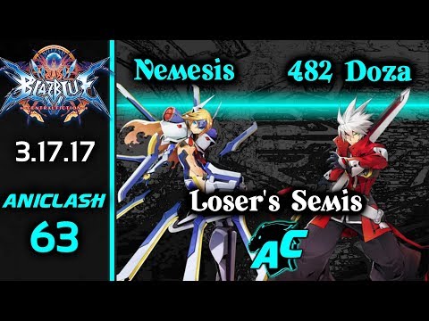AniClash 63 - Nemesis (Mu) vs 482 Doza (Ragna) Loser's Semis Blazblue CF