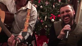 Matthew Flynn sings O Holy Night at Christmas party