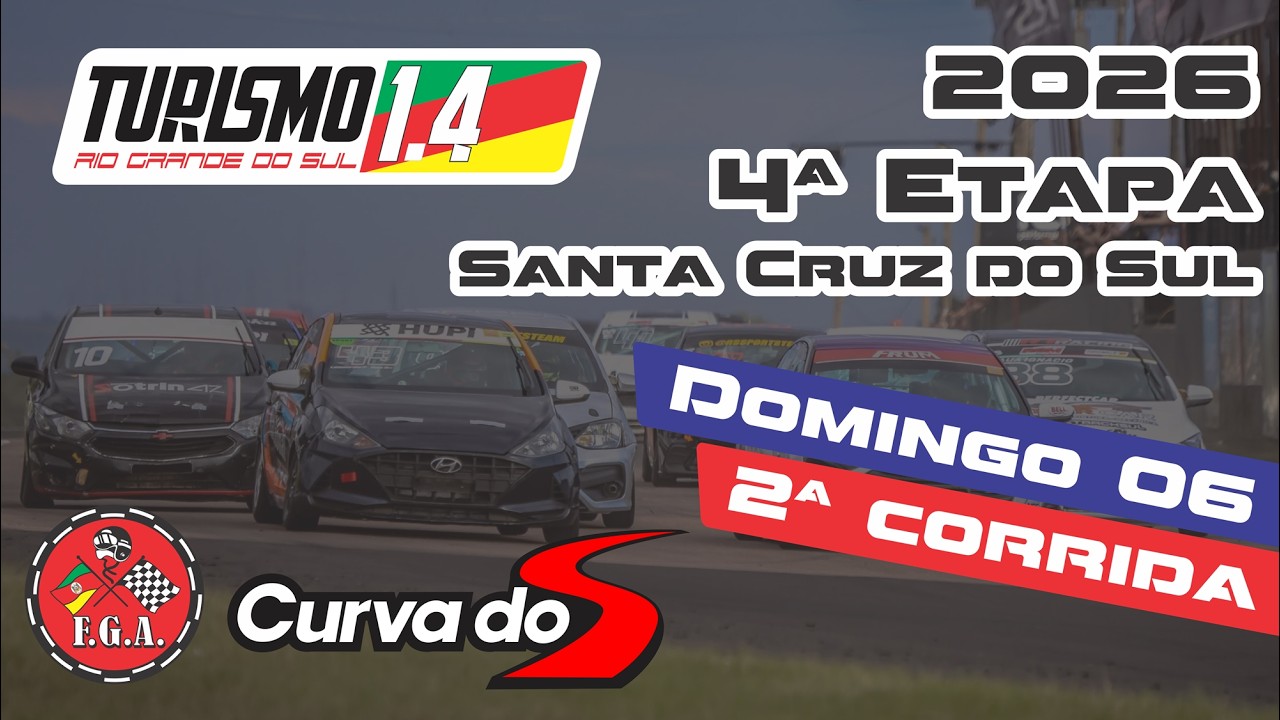Turismo 1.4 RS corrida 2 - Etapa 4 - Santa Cruz do Sul 06.09.2026