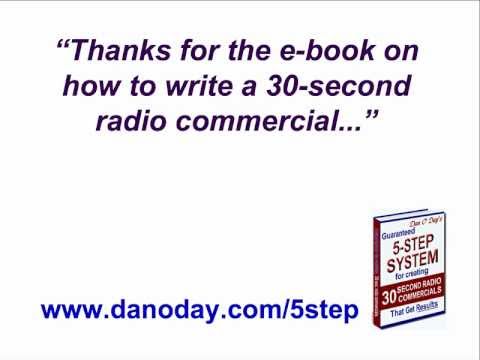 5 Step System for Writing 30-Second Radio Commercials