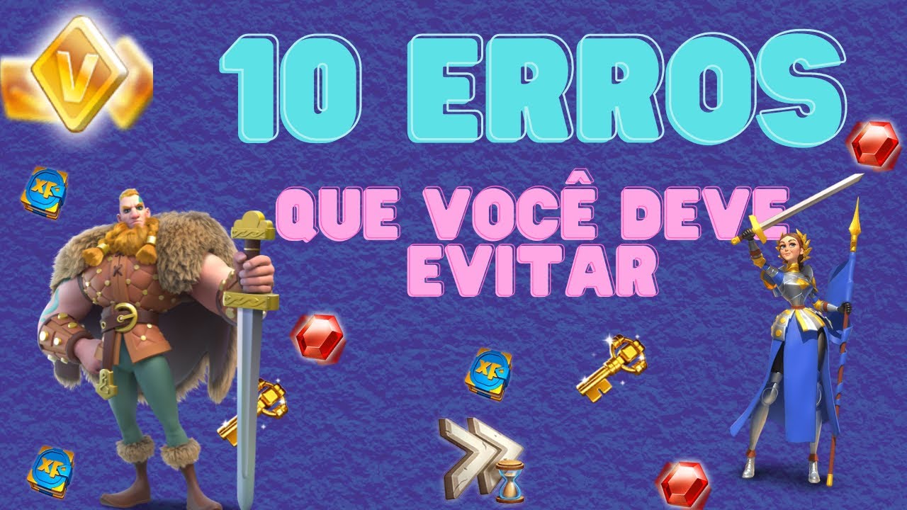10 ERROS DE INICIANTE QUE VOCÊ NÃO DEVE COMETER NO RISE OF KINGDOMS