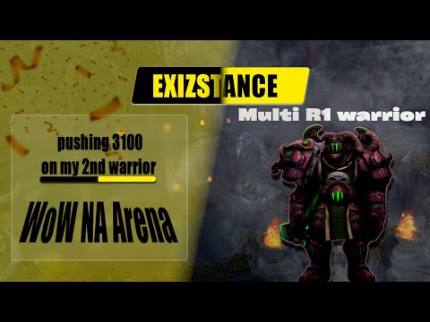 HOTTER STREAK ON 3200 MMR? R1 FURY WARRIOR 3X3 ARENAS (PATCH 9.2.5)