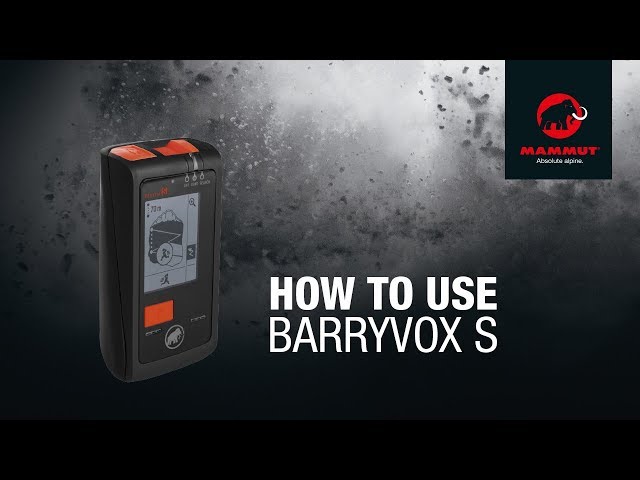 Video teaser for Mammut Barryvox S -  Anleitung zur richtigen Bedienung
