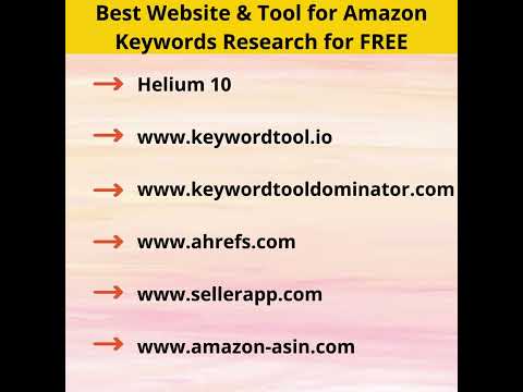 Best Amazon Keyword Research Tool 2022 That Can Make You 100+ Sales Monthly | Miashi.Ecommece (FREE)