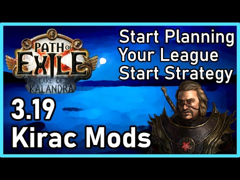 [PoE 3.19] Full List of Kirac Mods | Start Thinking About Your League Start Strategy Now