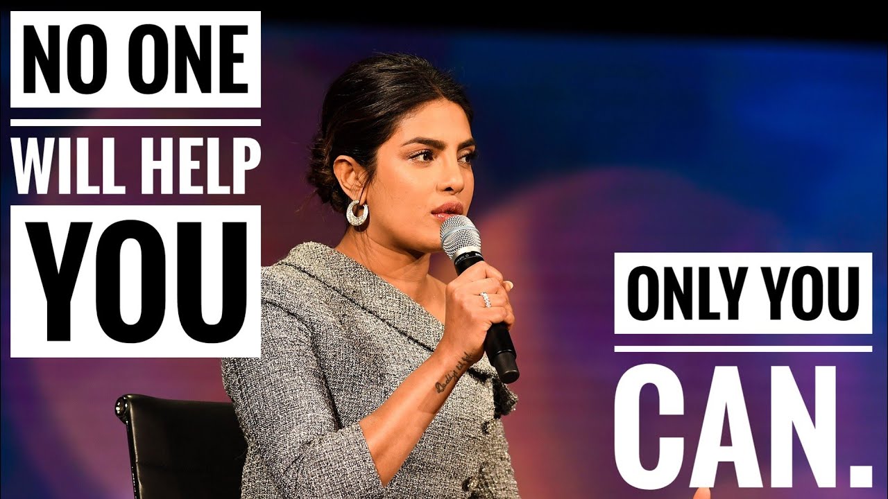 Grow Yourself - Priyanka Chopra inspirational Speech |  Priyanka Chopra Motivation | powerful speech