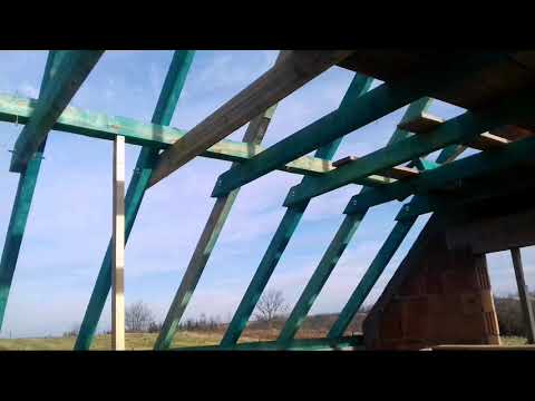 Dom w zielistkach ver. 2 Konstrukcja więźby dachowej