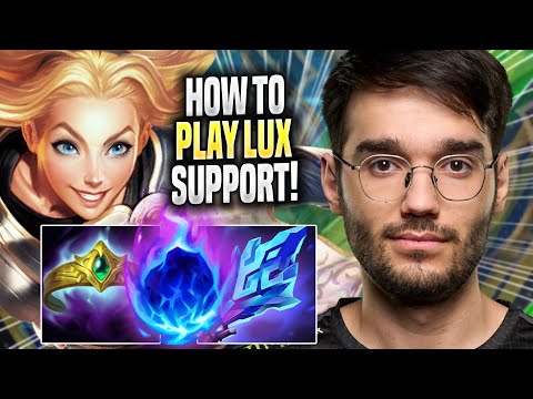LEARN HOW TO PLAY LUX SUPPORT LIKE A PRO! - FNC Hylissang Plays Lux SUPPORT vs Karma! | Season 2022