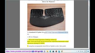 Download & Update Microsoft Sculpt Ergonomic Keyboard Driver for Windows 11/10/8