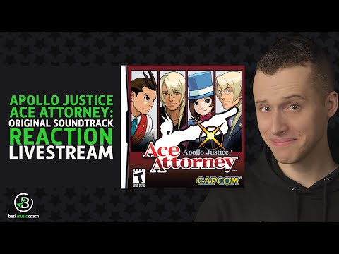 Apollo Justice: Ace Attorney Reaction LIVE | Music Teacher Reacts to Original Sound Track