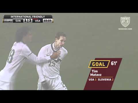 MNT vs. Slovenia: Tim Matavz Goal #2 - Nov. 15, 2011